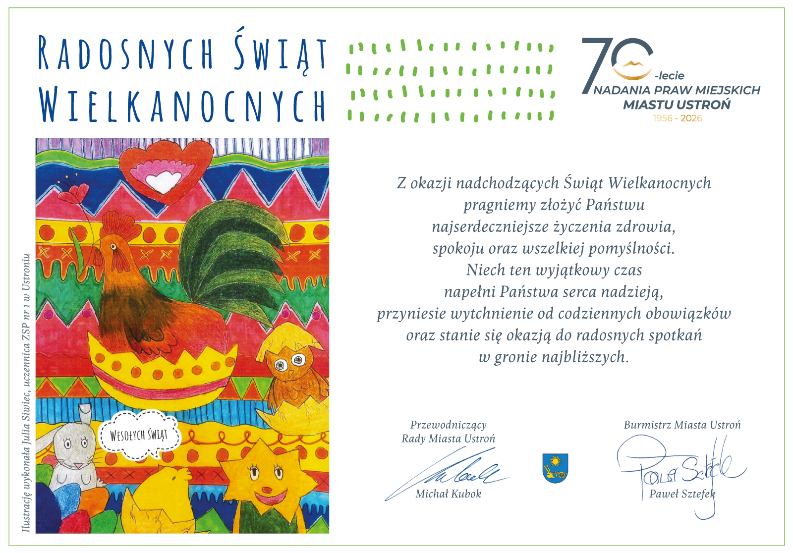 aktualność: Radosnych Świąt Wielkanocnych