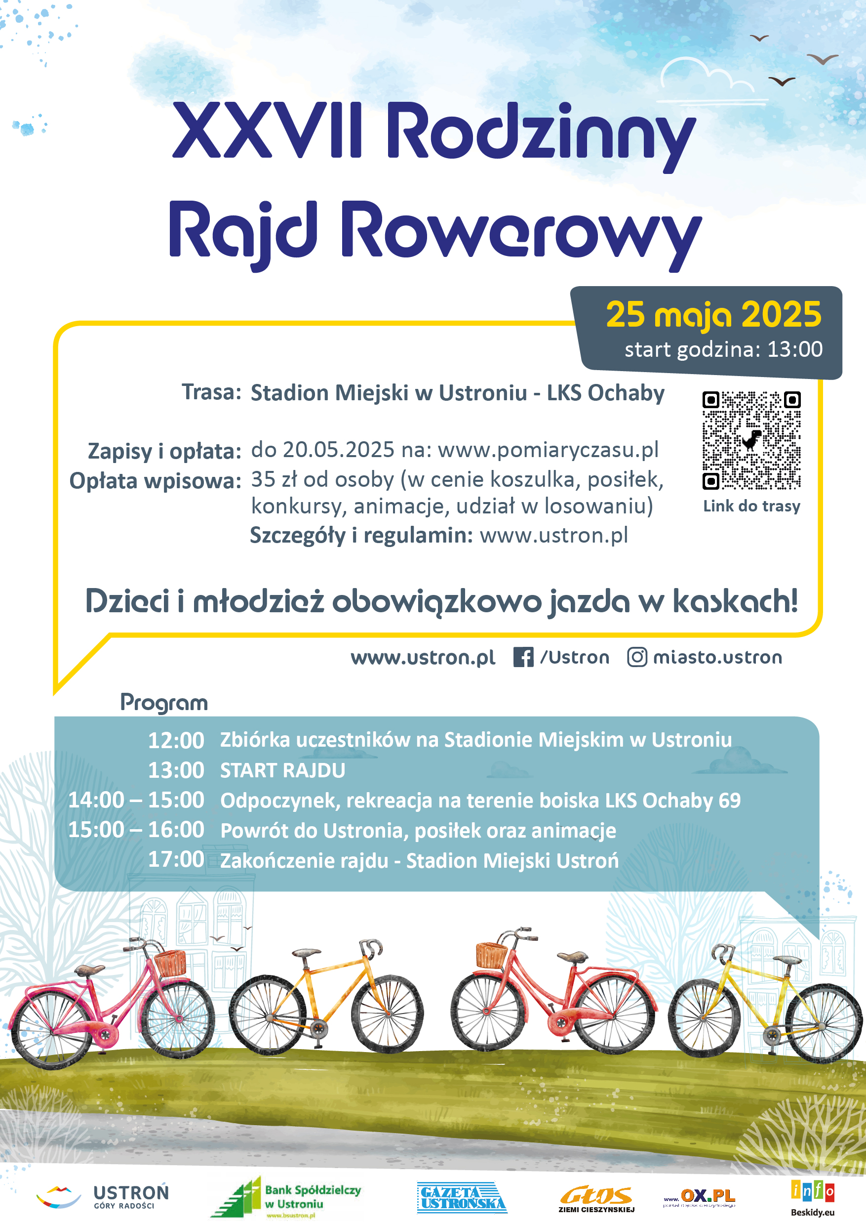 wydarzenie: XXVII Rodzinny Rajd Rowerowy