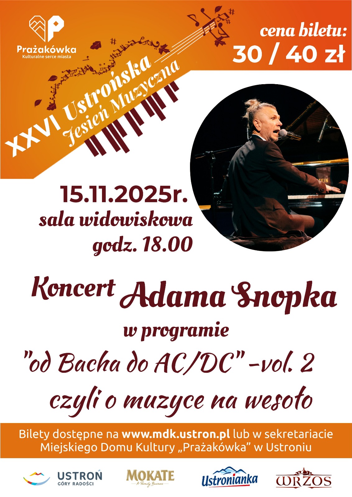 wydarzenie: XXVI USTROŃSKA JESIEŃ MUZYCZNA