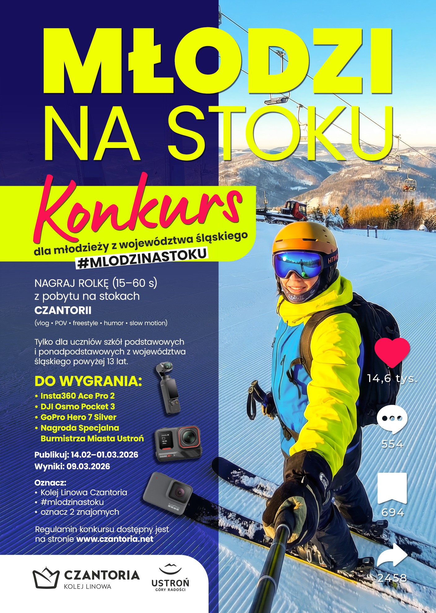 wydarzenie: Młodzi na stoku - konkurs