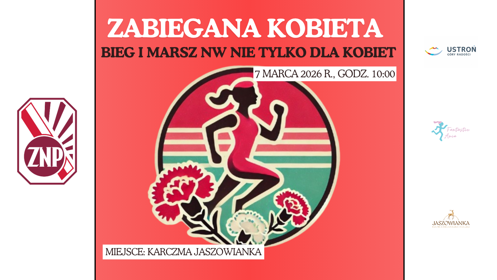 wydarzenie: ZABIEGANA KOBIETA - BIEG I MARSZ NW NIE TYLKO DLA KOBIET