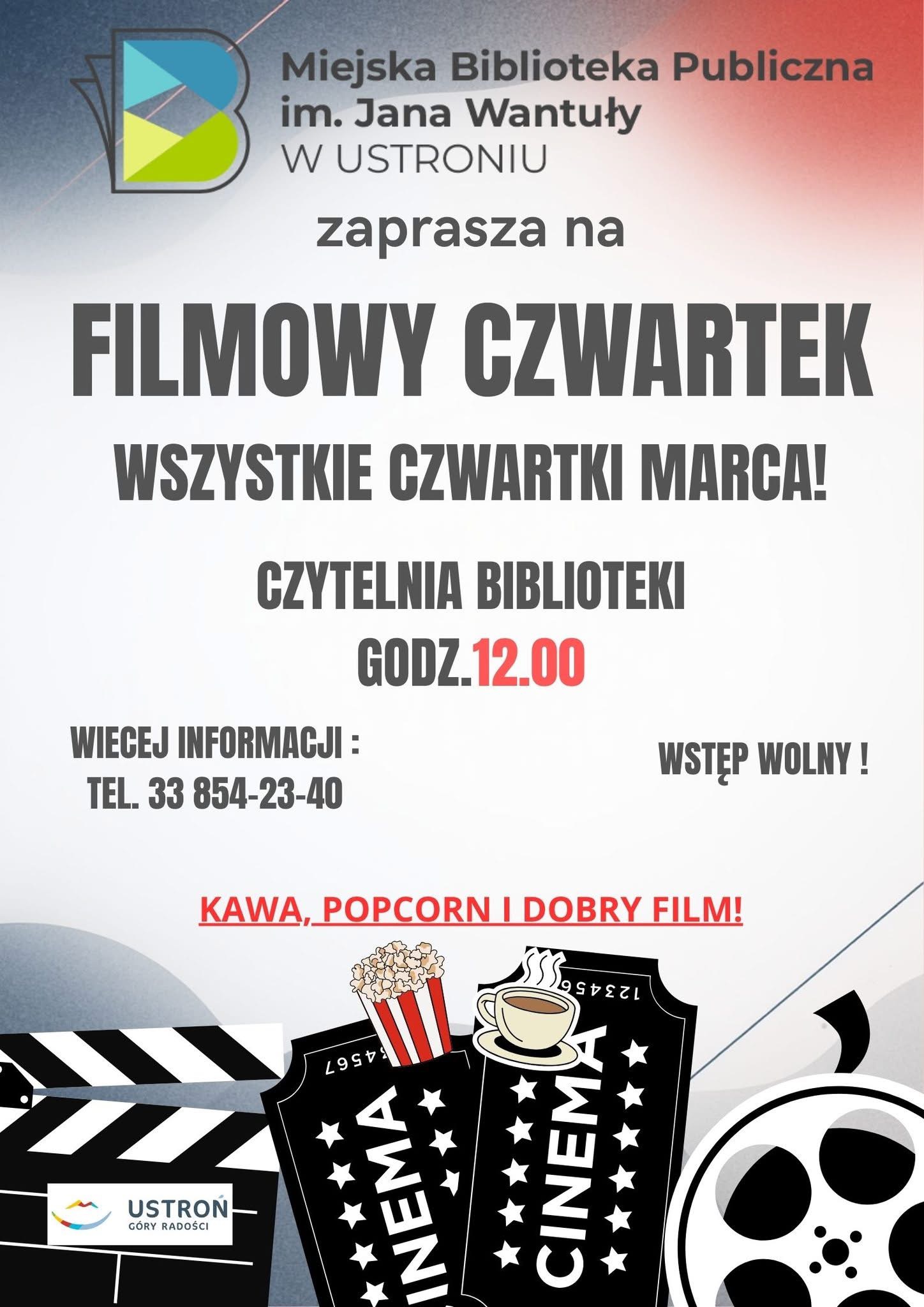 wydarzenie: FILMOWY CZWARTEK