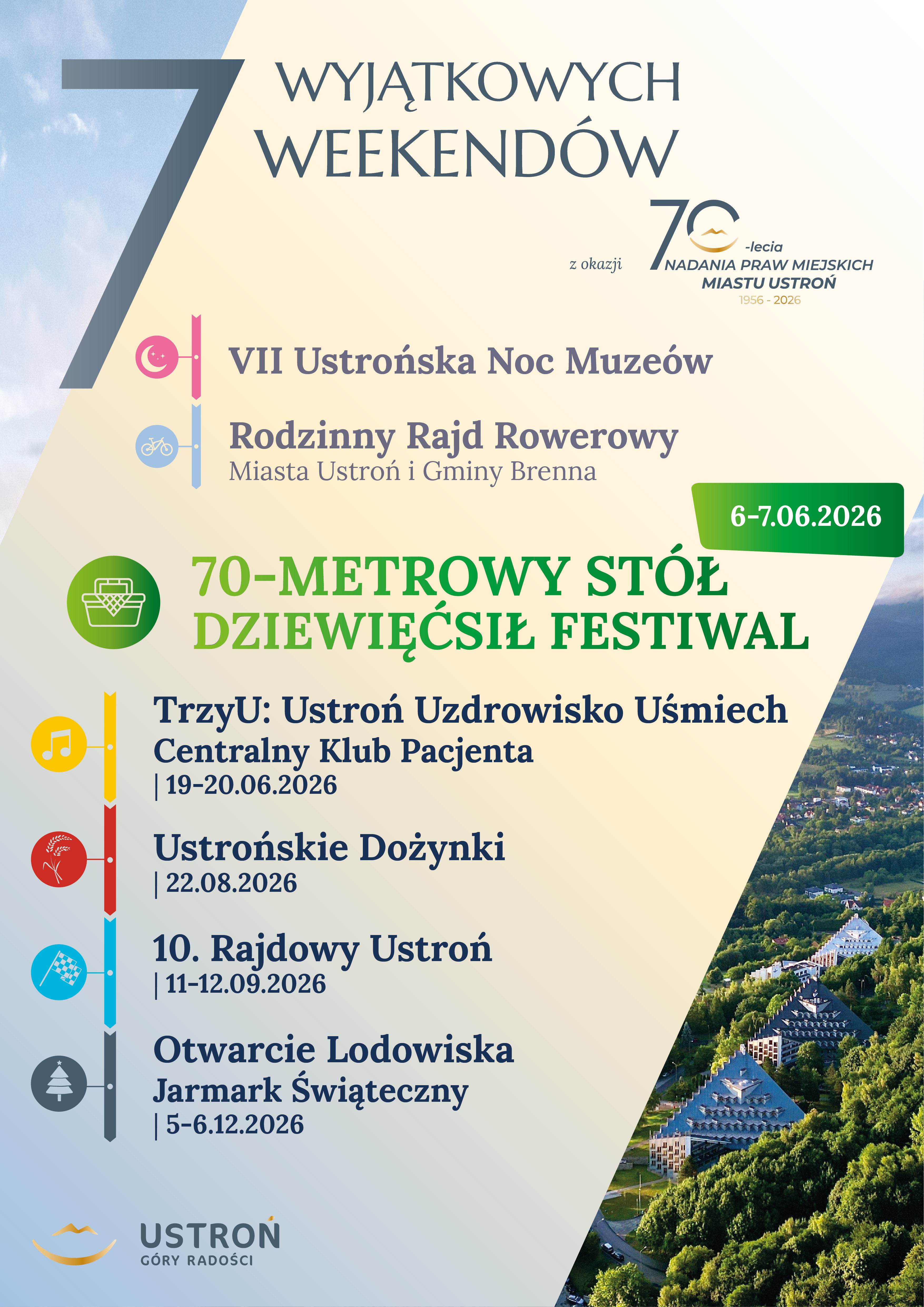 wydarzenie: 7 WYJĄTKOWYCH WEEKENDÓW