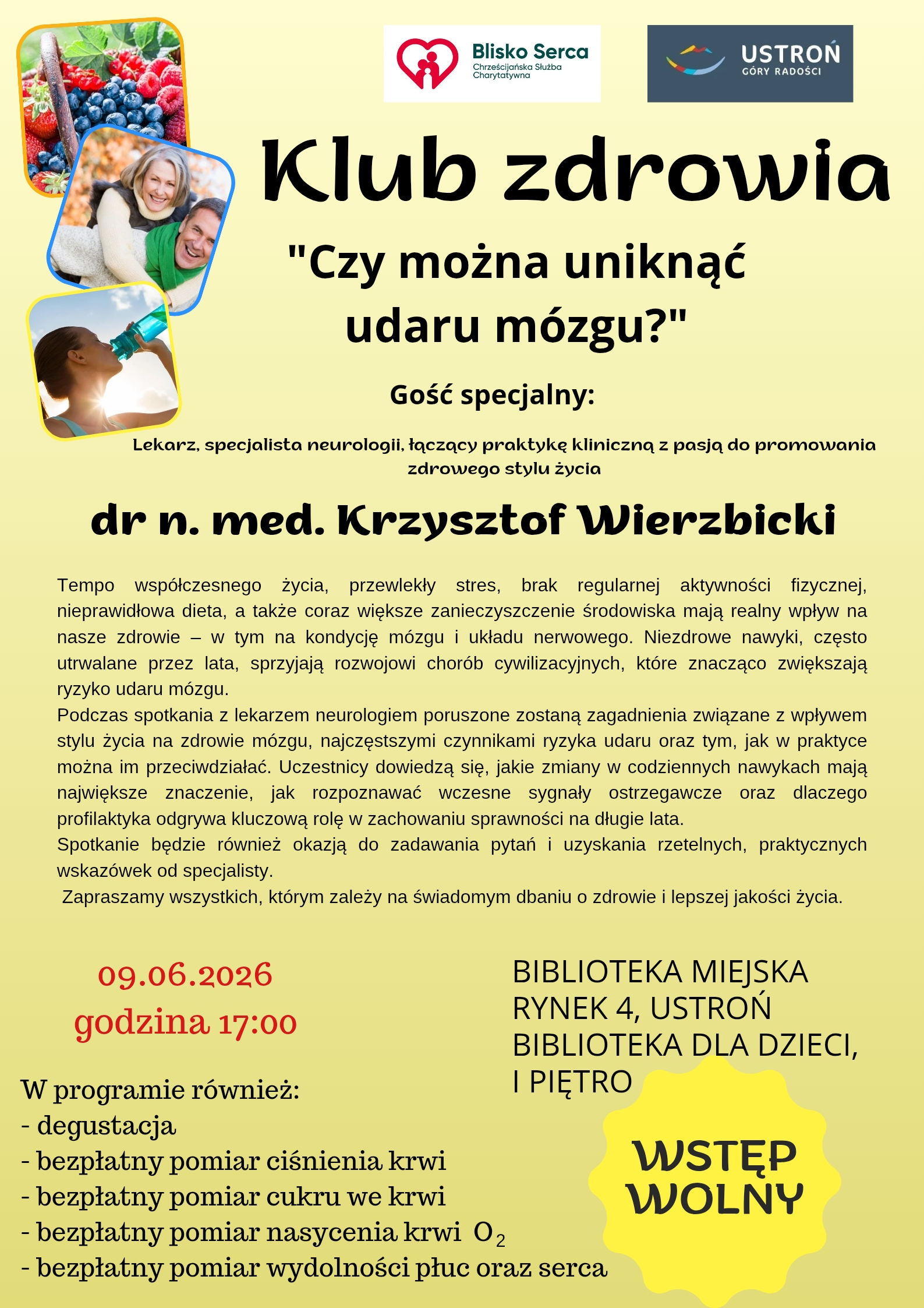 wydarzenie: Klub zdrowia 