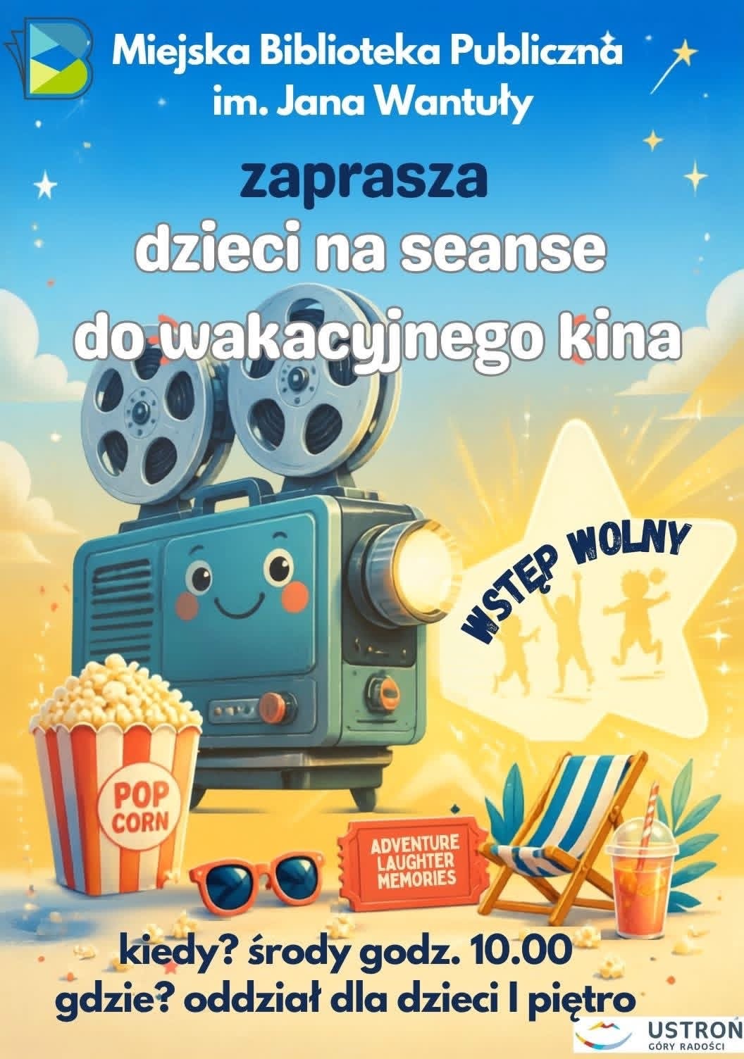 wydarzenie: Wakacyjne seanse dla dzieci
