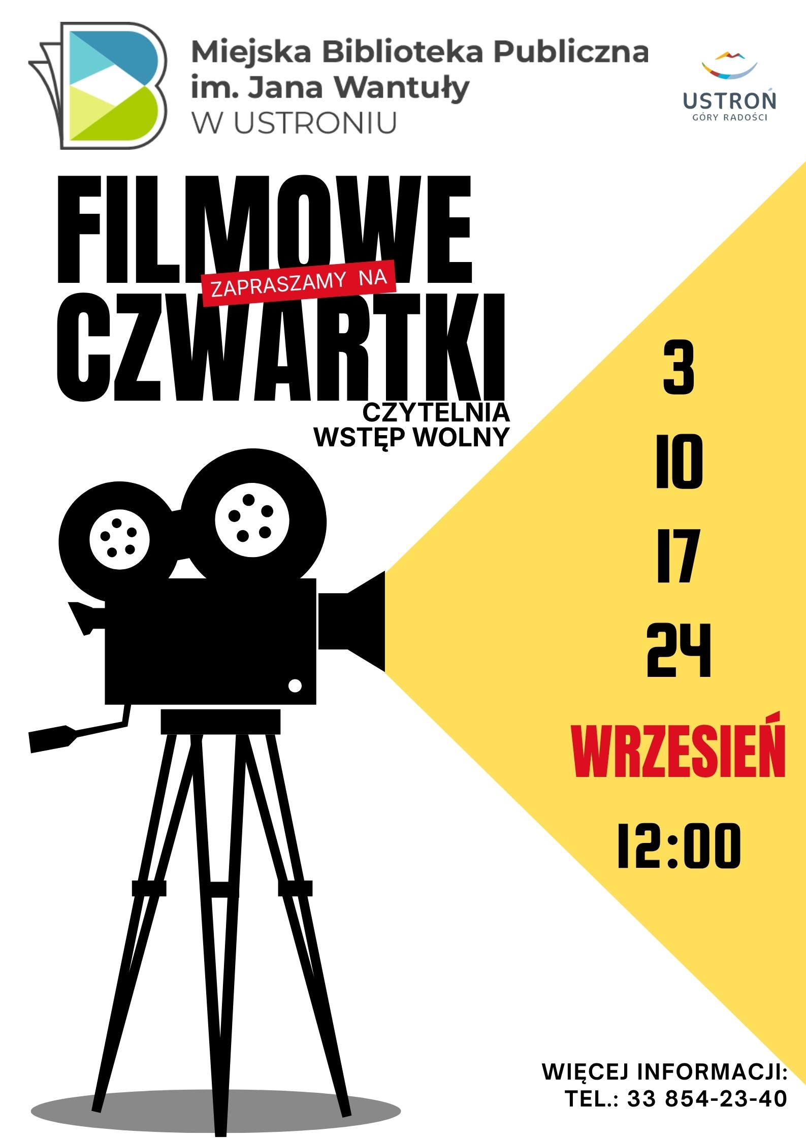 wydarzenie: Filmowe czwartki
