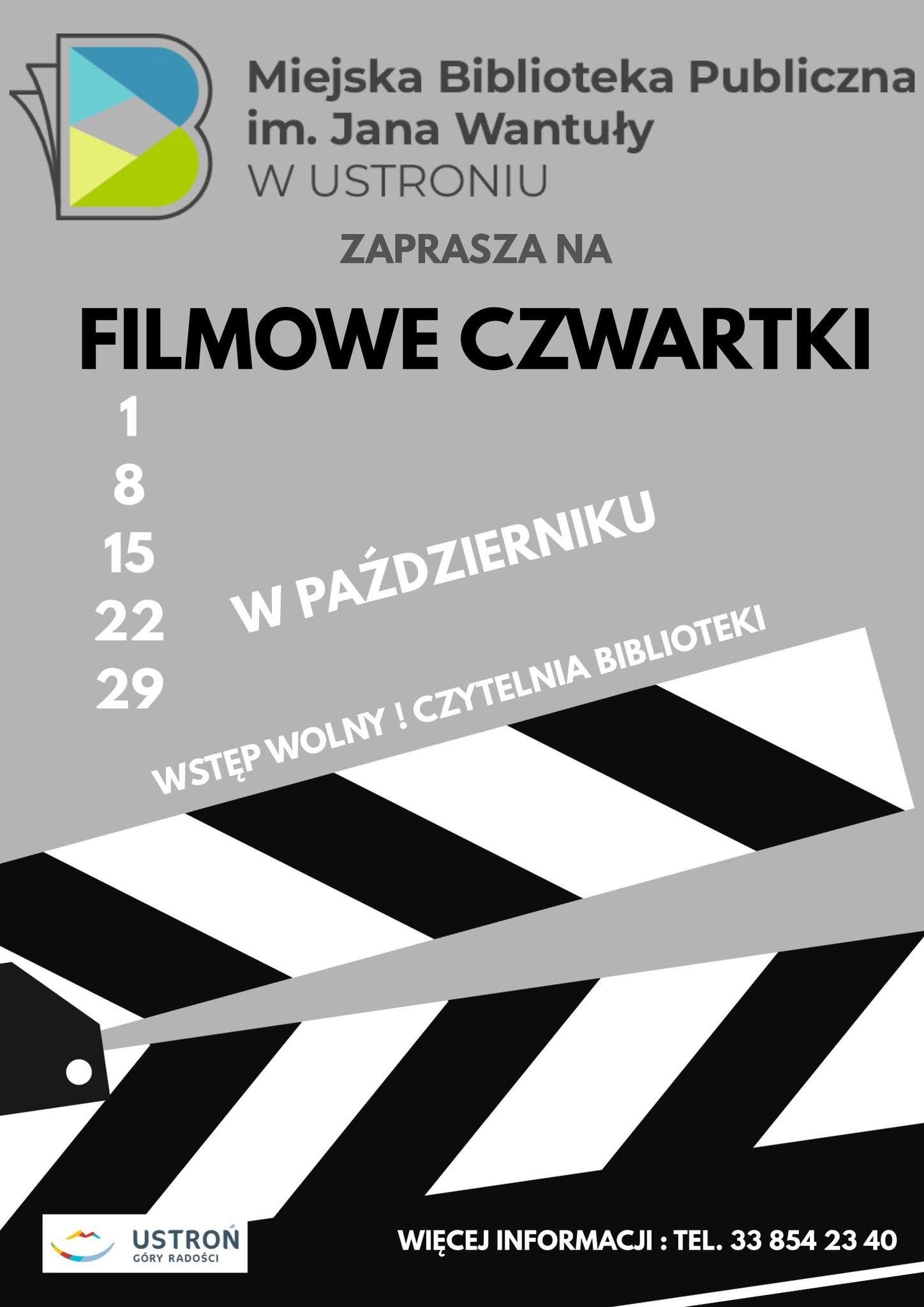 wydarzenie: FILMOWE CZWARTKI